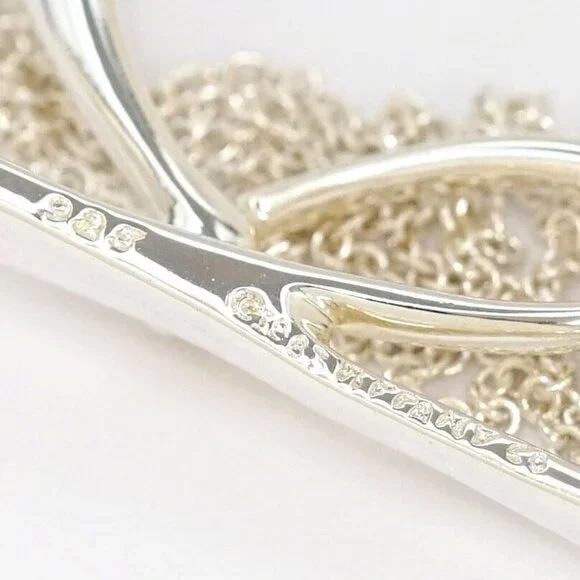 Tiffany & Co. XL Letter K Necklace 30" Silver 925 Peretti Auth w/Bag #22400 - Picture 8 of 9